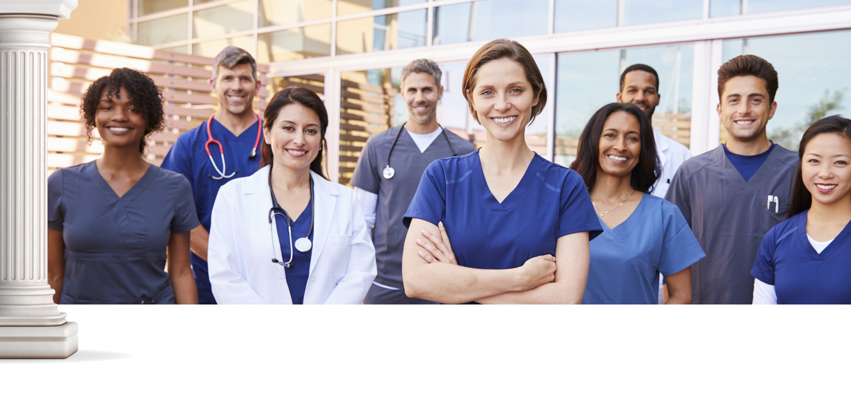 Healthcare staffing and operations team